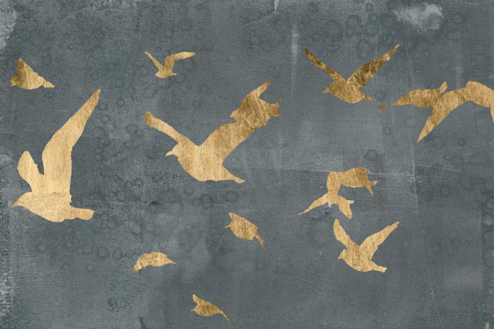 Wall art: Silhouettes in Flight III, by Goldberger, Jennifer