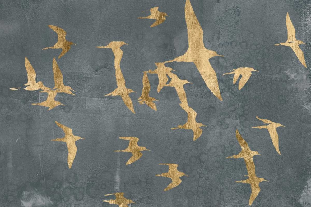 Wall art: Silhouettes in Flight IV, by Goldberger, Jennifer