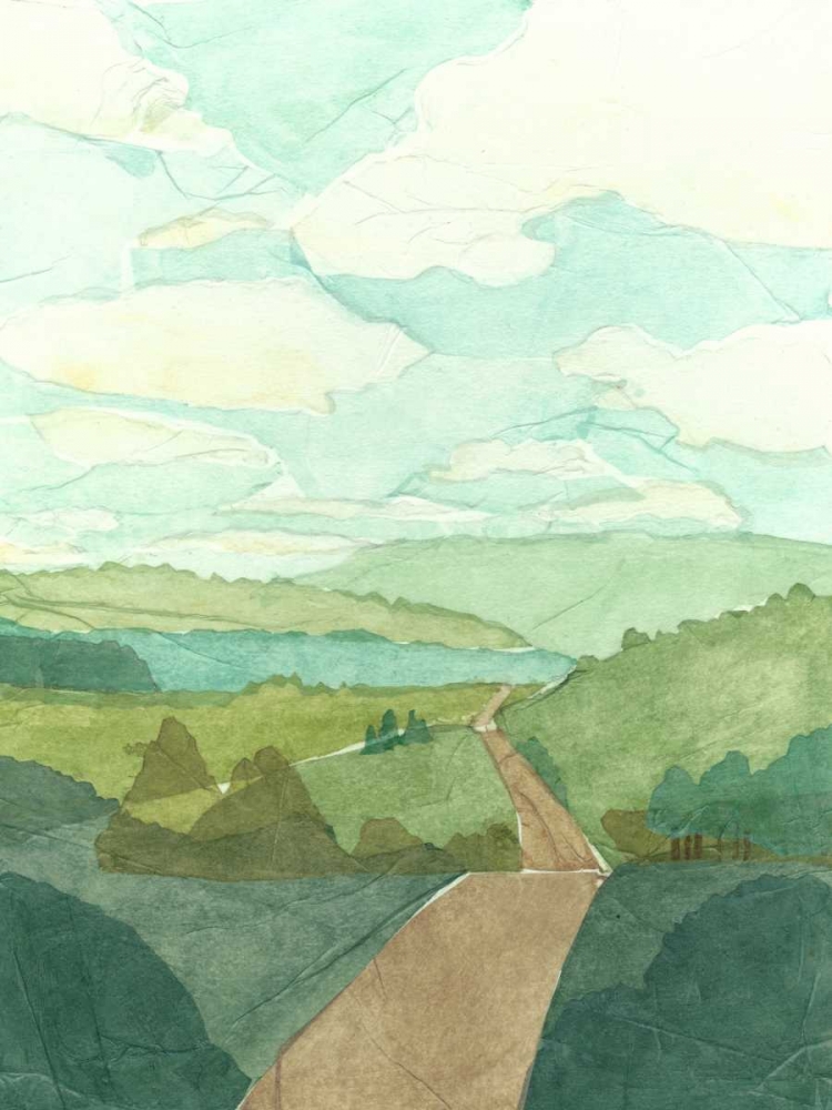 Wall Art Painting id:61222, Name: Countryside Collage I, Artist: Meagher, Megan