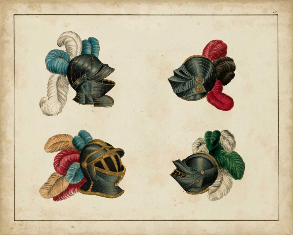 Wall art: Art Heraldique IV, by Vintage Collection