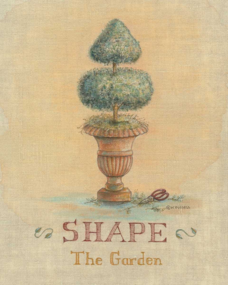 Art Print: Garden Series in Linen II