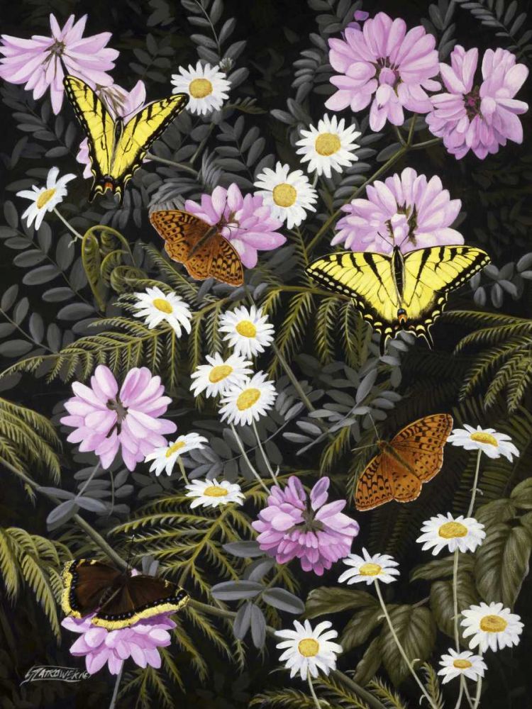 Art Print: Tapestry of Butterflies