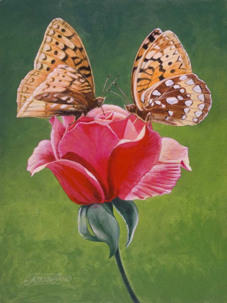 Art Print: Sharing a Rose