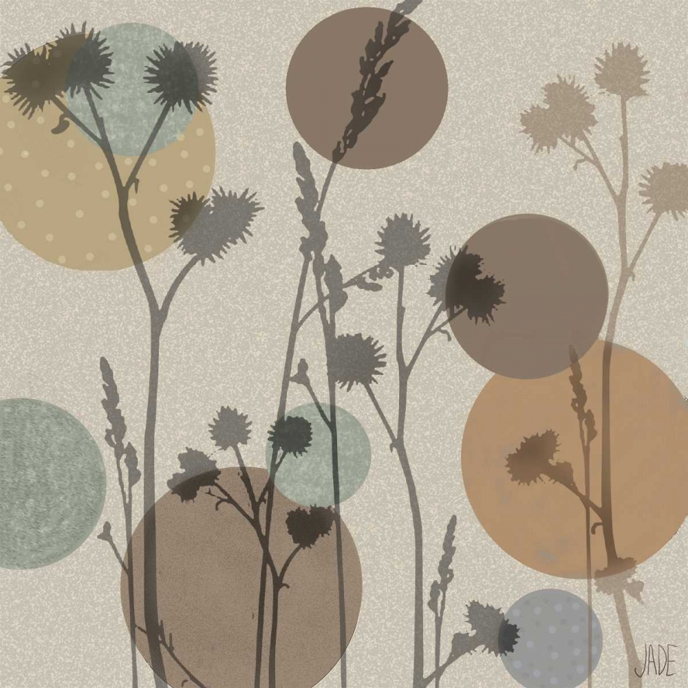 Wall Art Painting id:38961, Name: Polka-Dot Wildflowers I, Artist: Reynolds, Jade