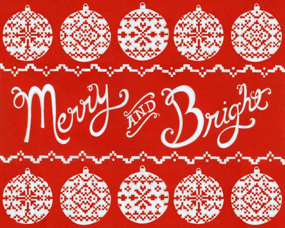 Wall art: Fair Isle Snowflake II, by Zarris, Chariklia