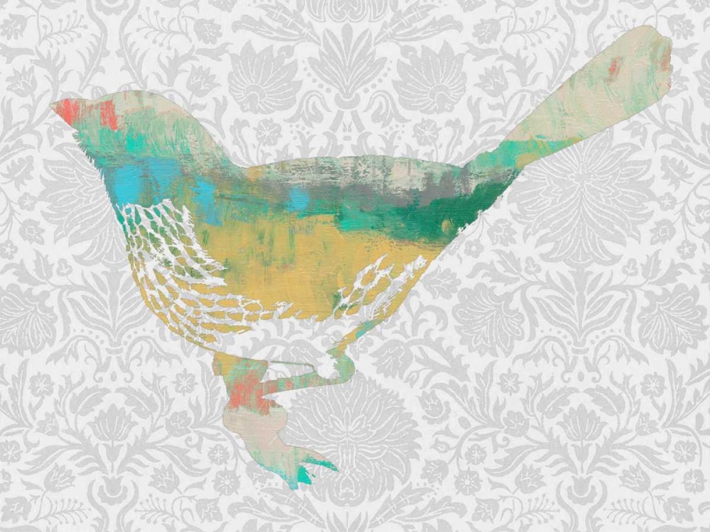 Art Print: Patterned Bird I