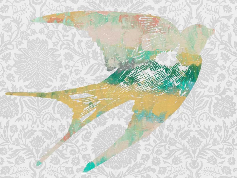 Art Print: Patterned Bird II