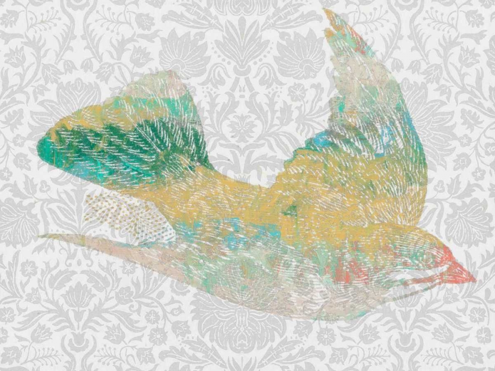 Art Print: Patterned Bird III