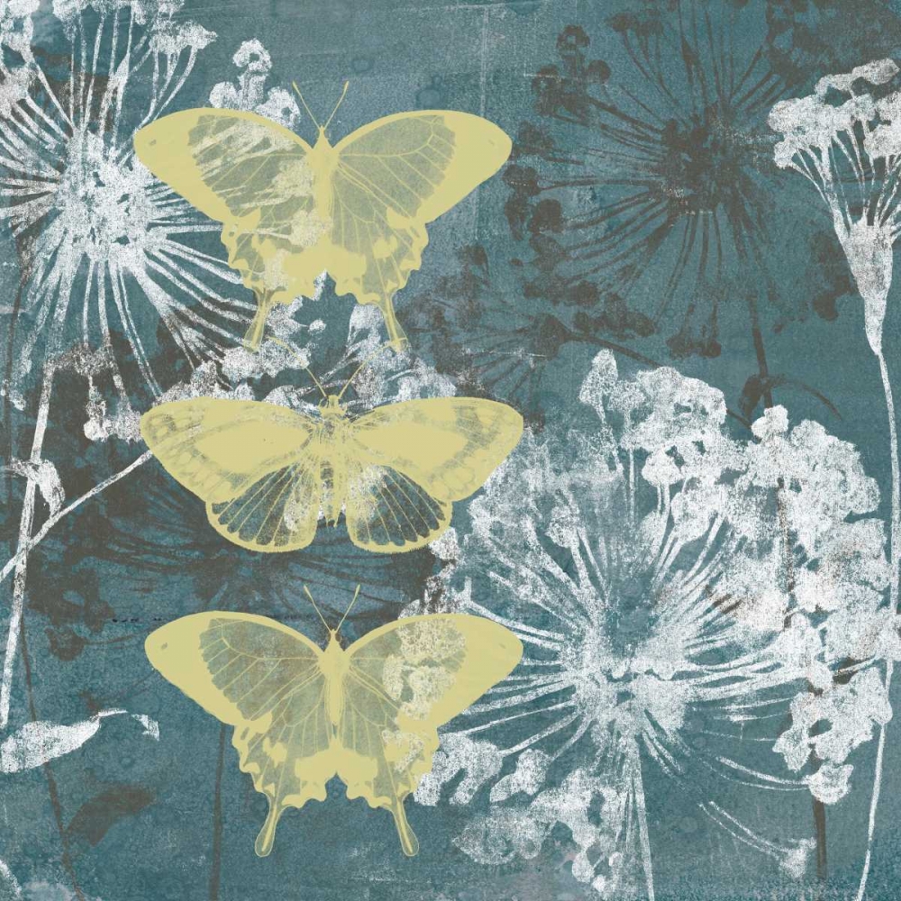 Art Print: Indigo and Wings I