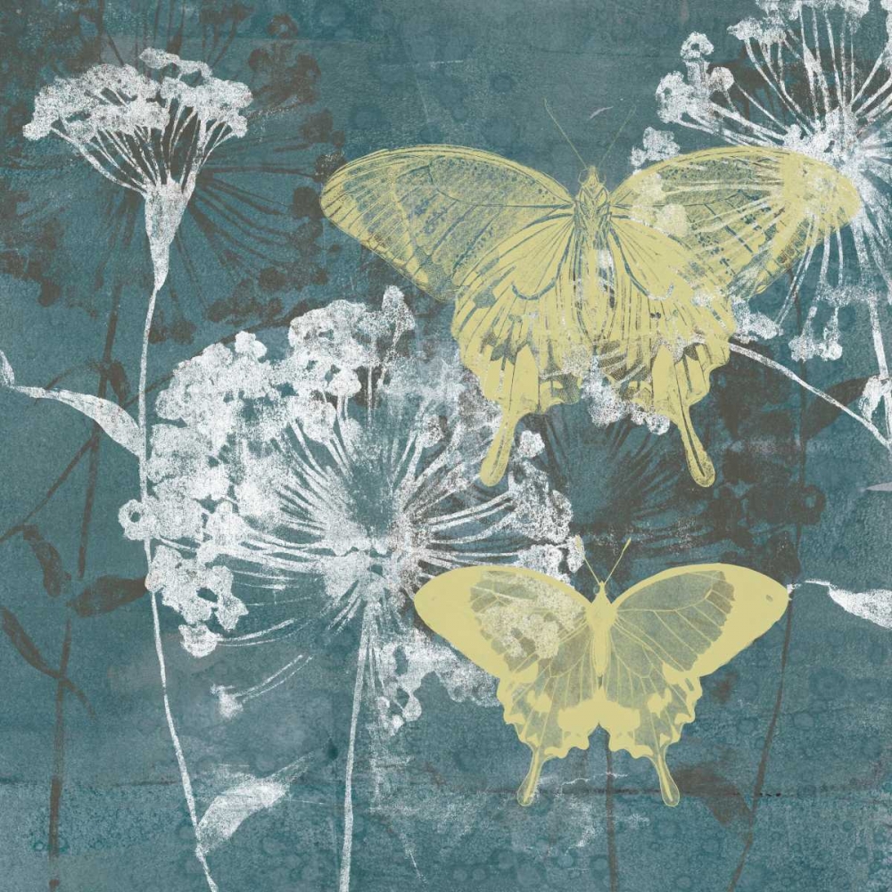 Art Print: Indigo and Wings II