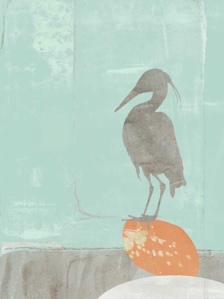 Art Print: Heron Collage I