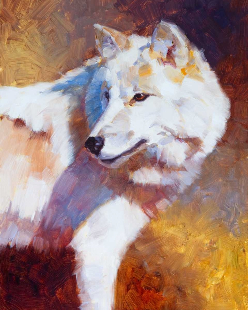 Wall Art Painting id:39185, Name: White Wolf, Artist: Chapman, Julie