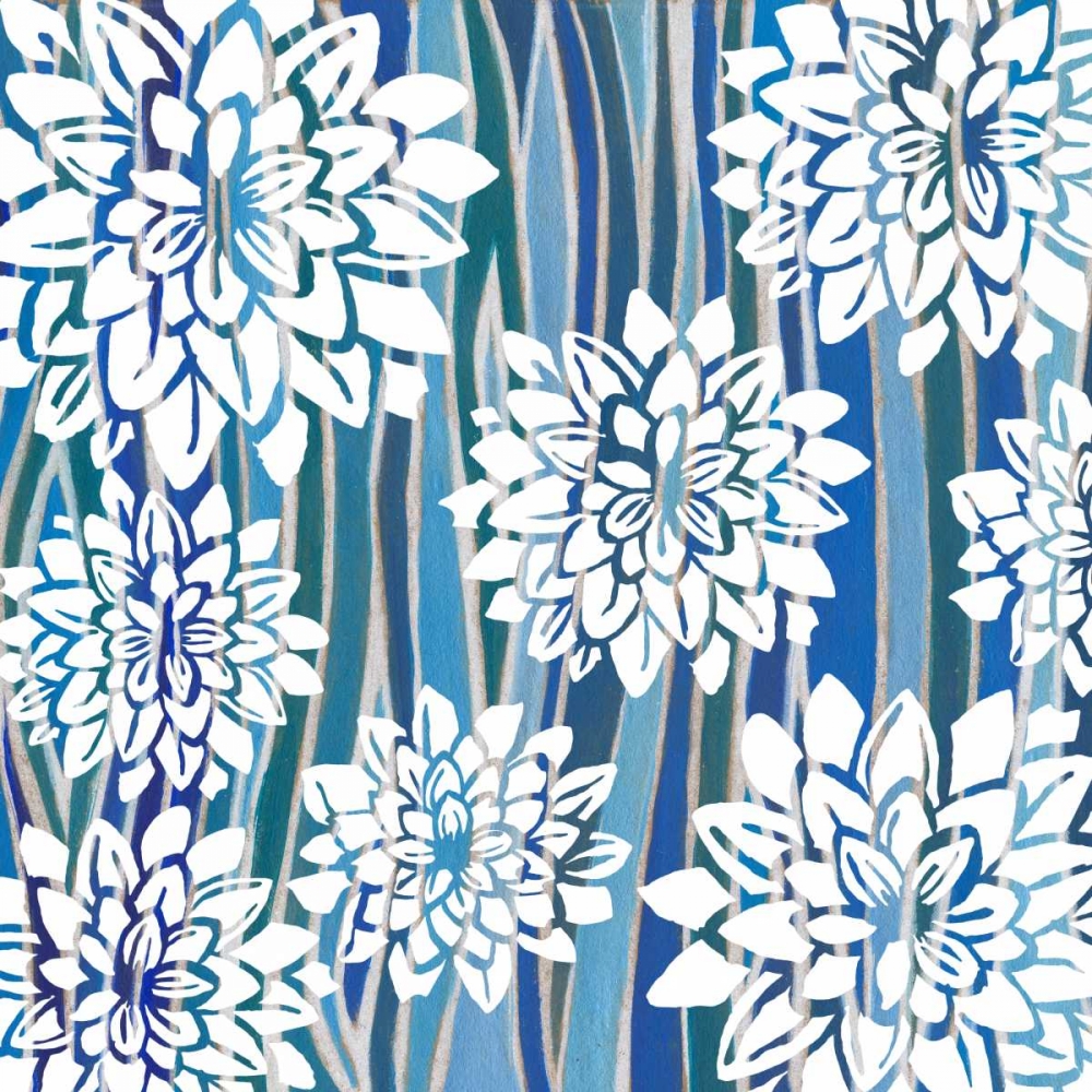 Wall Art Painting id:39243, Name: Striped Dahlias I, Artist: Popp, Grace