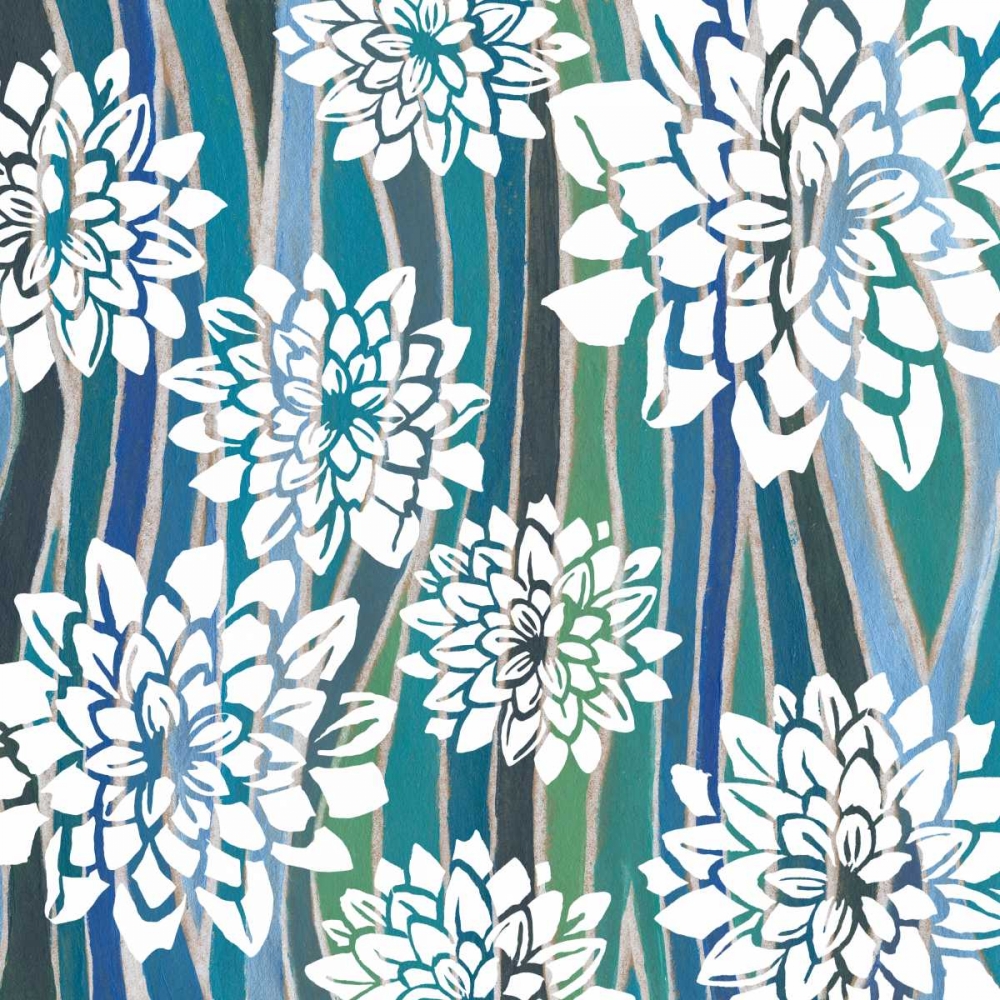 Wall Art Painting id:39244, Name: Striped Dahlias II, Artist: Popp, Grace
