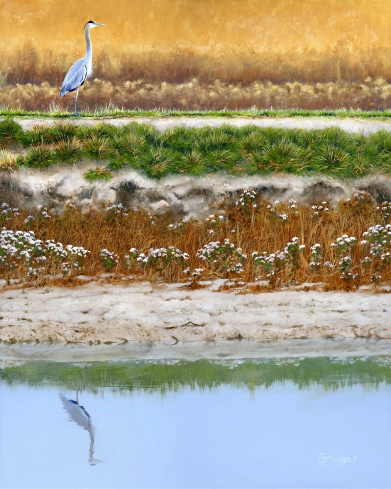 Art Print: Blackwater Tapestry I