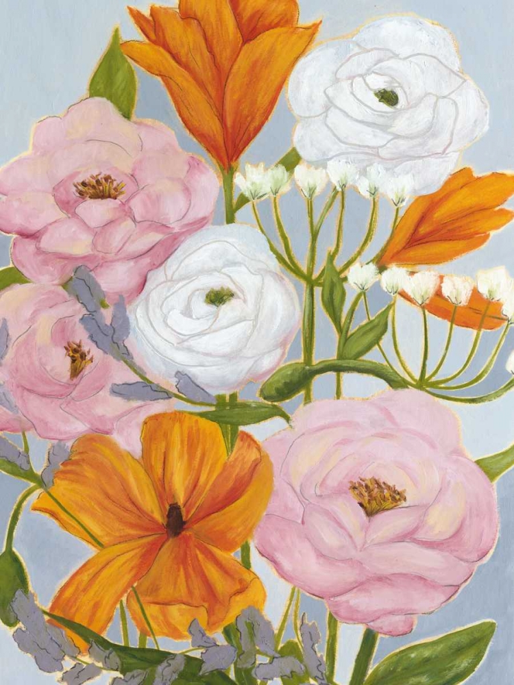 Wall Art Painting id:50334, Name: Morning Bouquet I, Artist: Popp, Grace