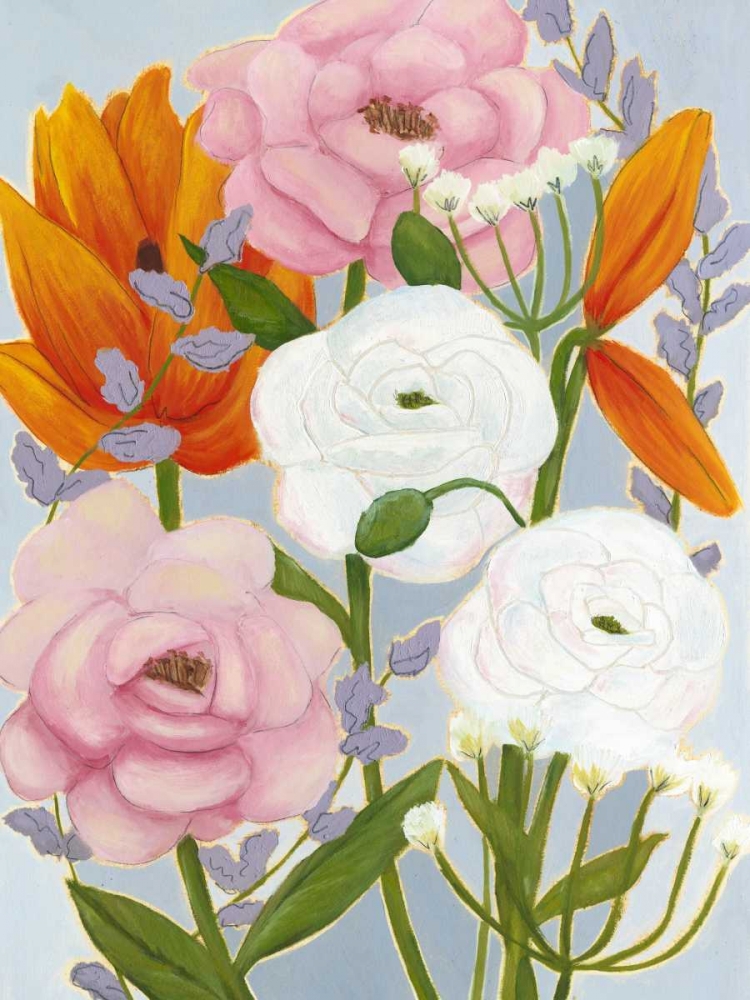Wall Art Painting id:50335, Name: Morning Bouquet II, Artist: Popp, Grace
