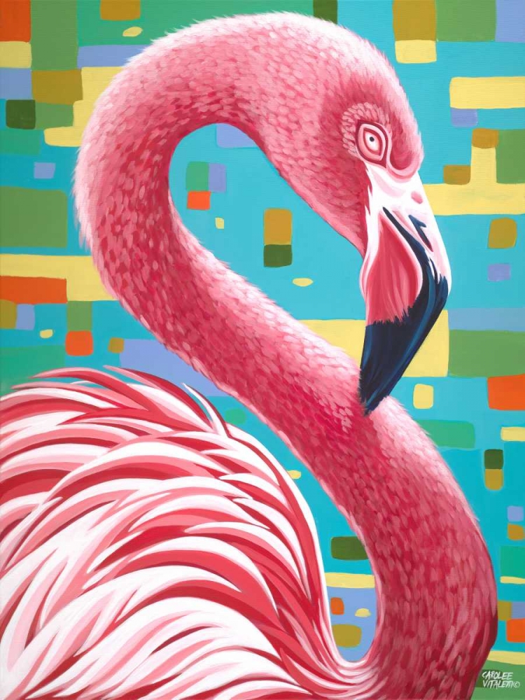 Wall Art Painting id:50198, Name: Fabulous Flamingos I, Artist: Vitaletti, Carolee