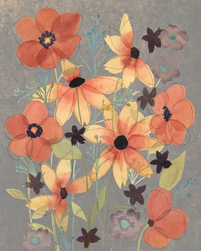 Wall Art Painting id:50336, Name: Offset Botanicals I, Artist: Popp, Grace