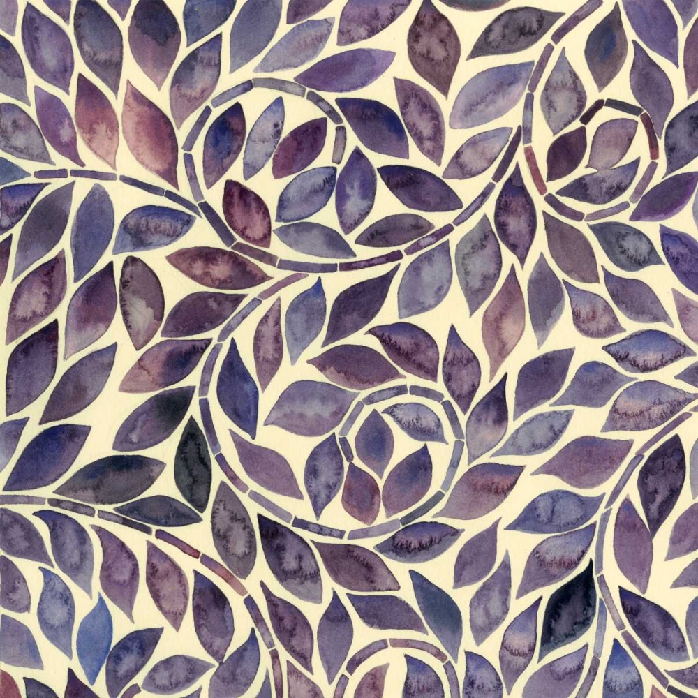 Art Print: Amethyst Swirls I