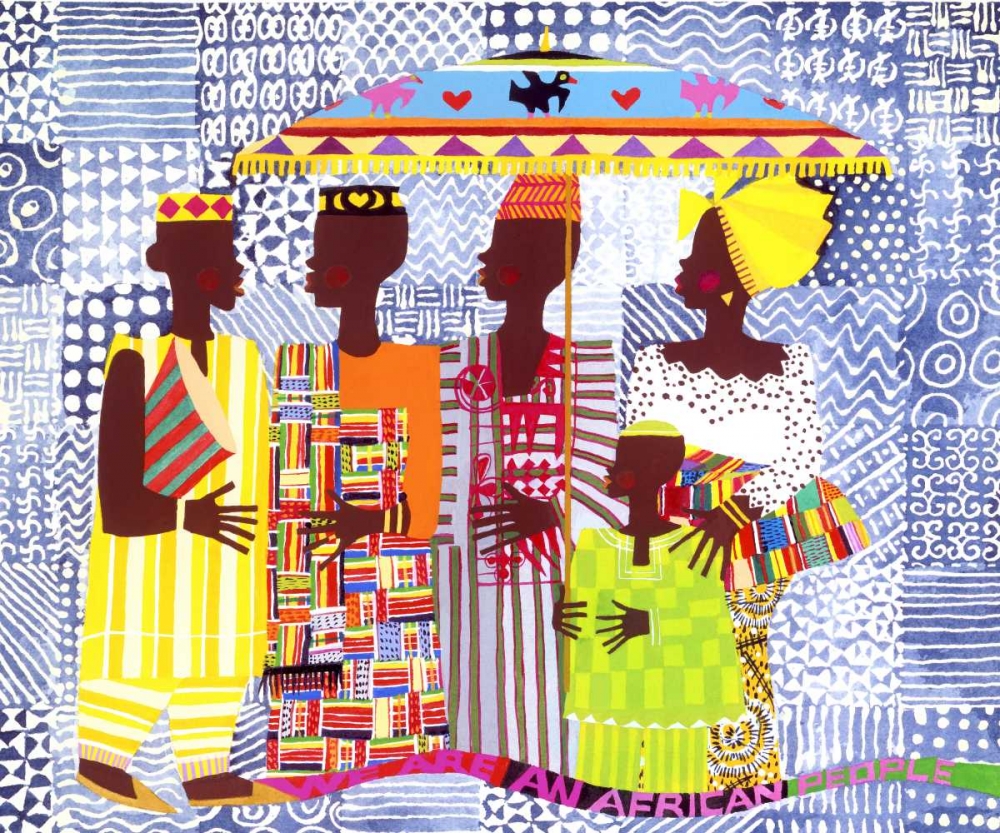 Wall Art Painting id:61724, Name: We Are African People, Artist: Honeywood, Varnette