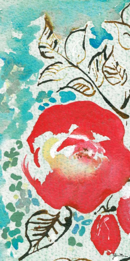 Wall Art Painting id:61731, Name: Sussex Garden III, Artist: Minasian, Julia