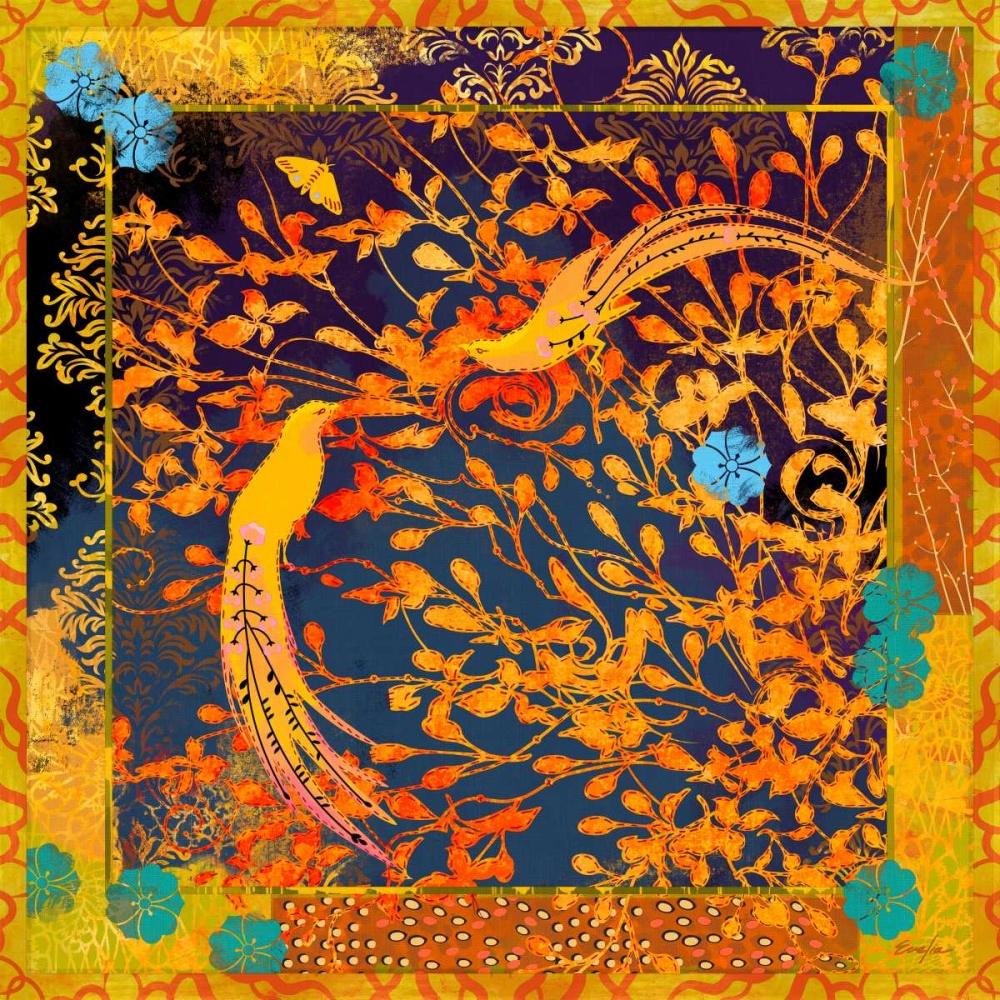 Wall Art Painting id:61789, Name: La Boheme Tapisserie I, Artist: Evelia Designs