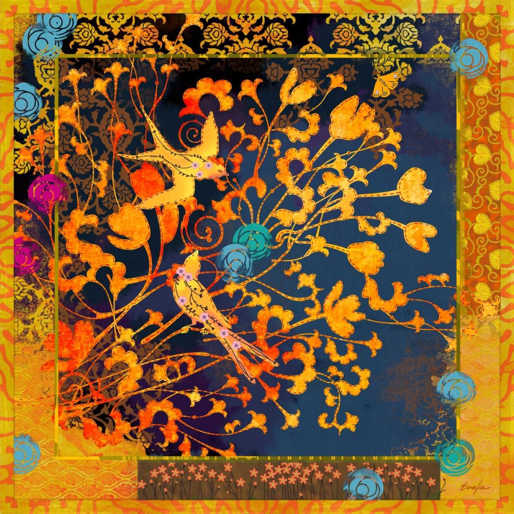 Wall Art Painting id:61790, Name: La Boheme Tapisserie II, Artist: Evelia Designs