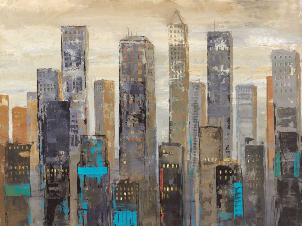 Art Print: Urban Lights I