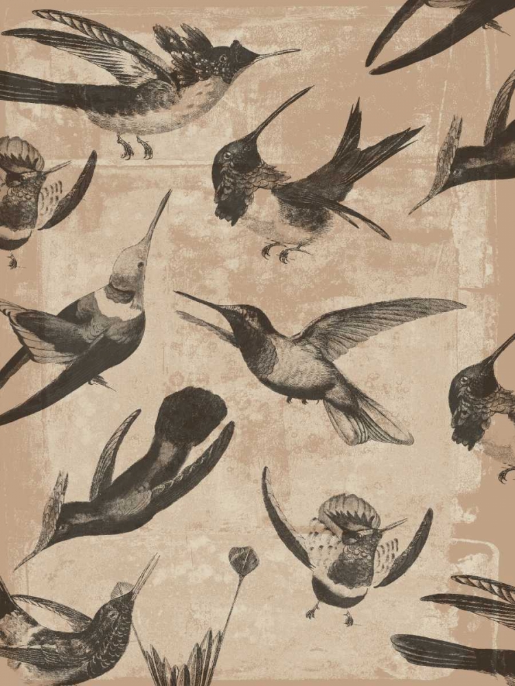 Art Print: Bird Pattern I
