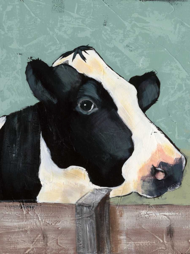 Wall Art Painting id:148831, Name: Holstein Cow I, Artist: Reynolds, Jade