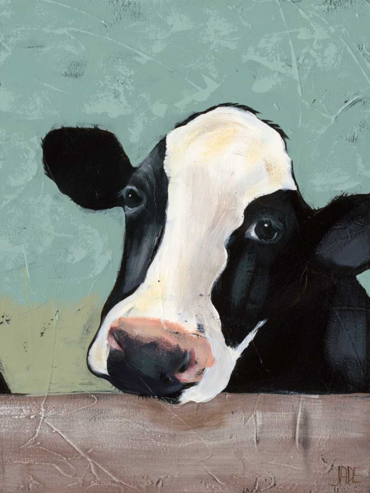 Wall Art Painting id:148833, Name: Holstein Cow III, Artist: Reynolds, Jade