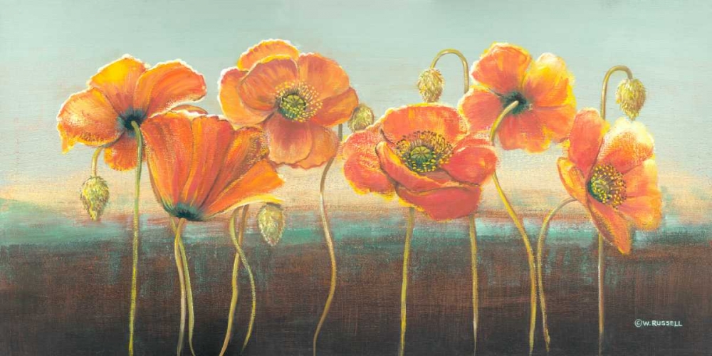 Art Print: Poppy Tops III