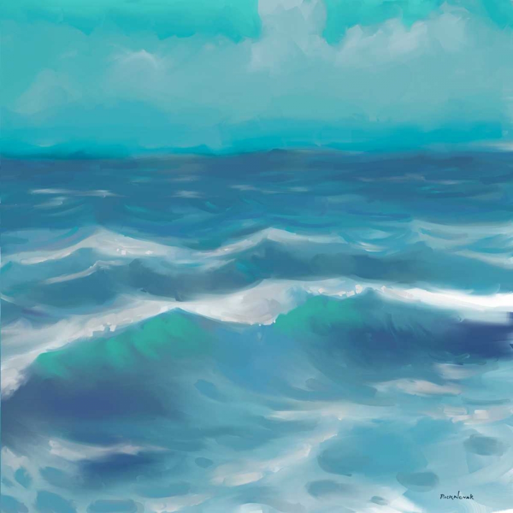 Wall Art Painting id:68649, Name: Ocean Waves II, Artist: Novak, Rick