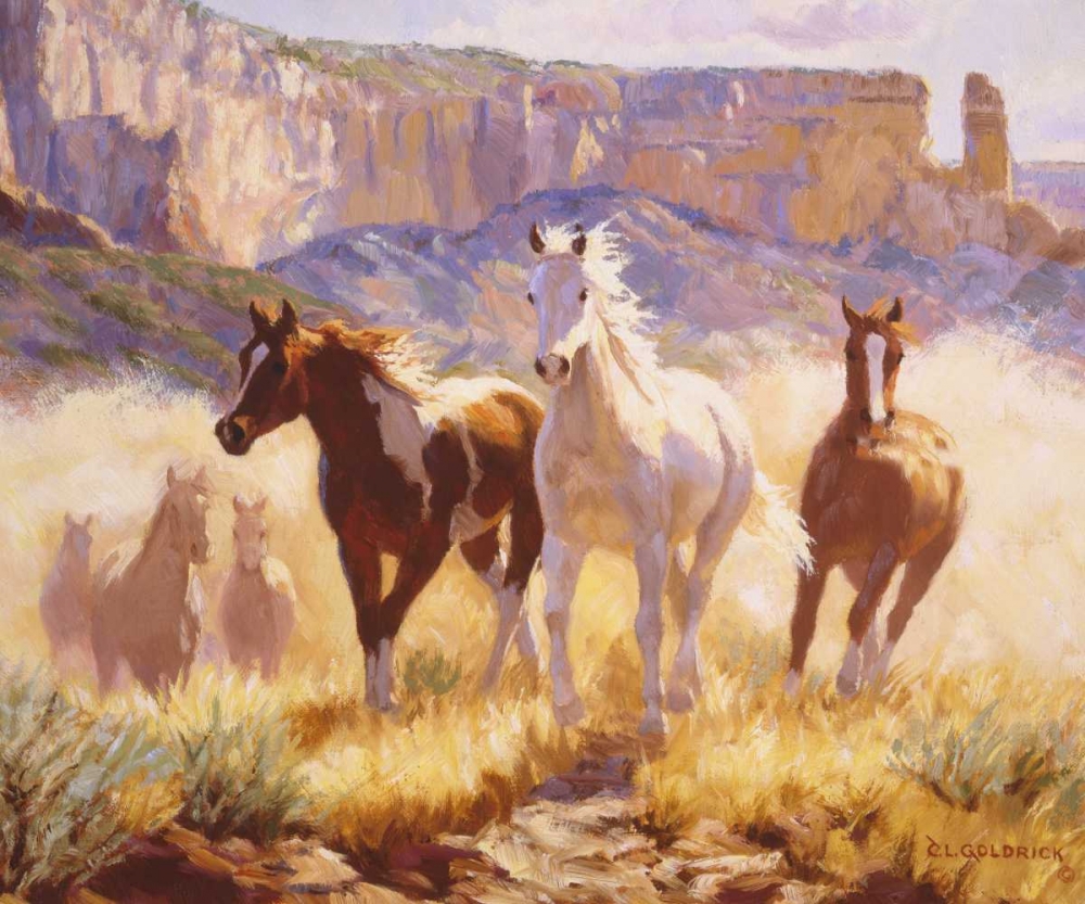 Wall art: Out of the Mist, by Goldrick, Claire