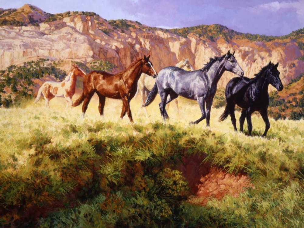 Wall art: At the Crossing, by Goldrick, Claire