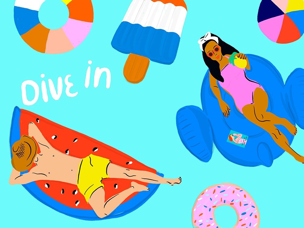 Wall art: Soak up the Sun Collection A, by Blanckslate  