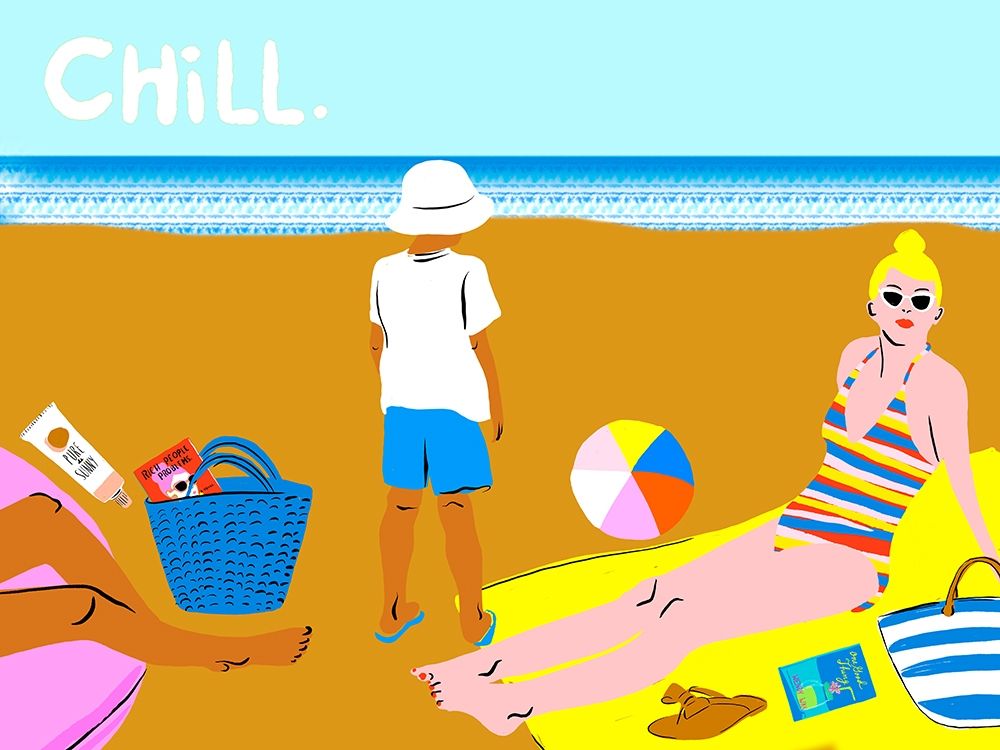 Art Print: Beachy Keen Collection A