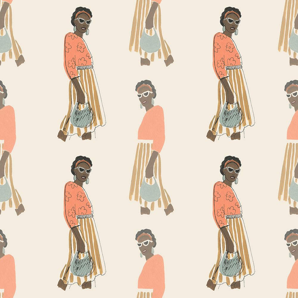 Art Print: Fashion Vignette Collection F