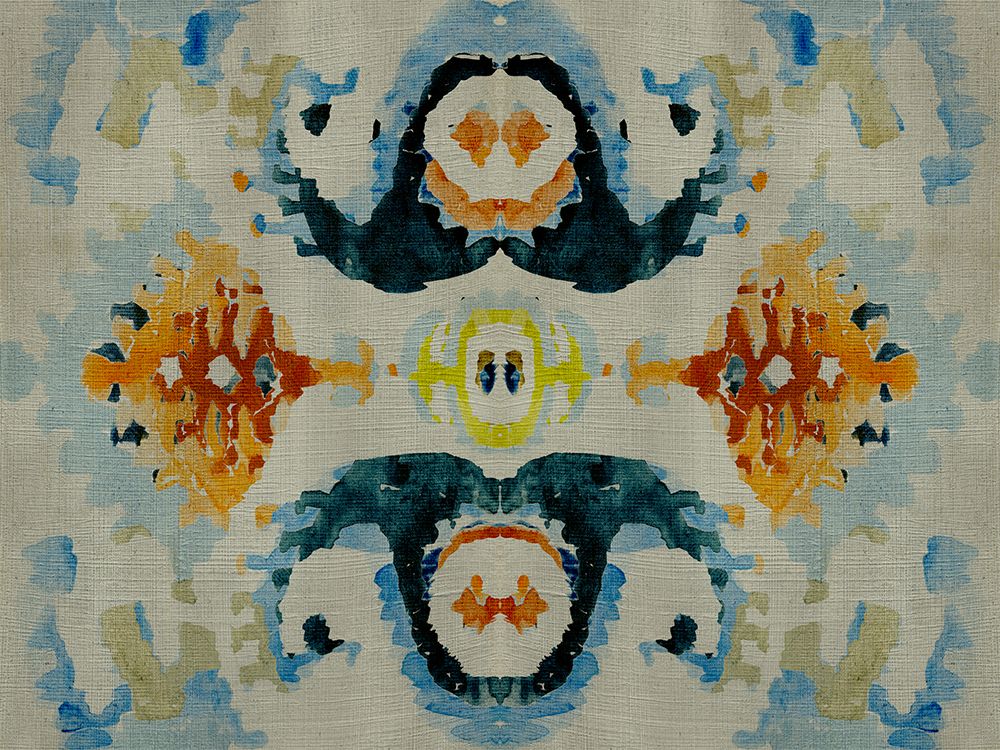 Art Print: Bohemian Ikat Collection A