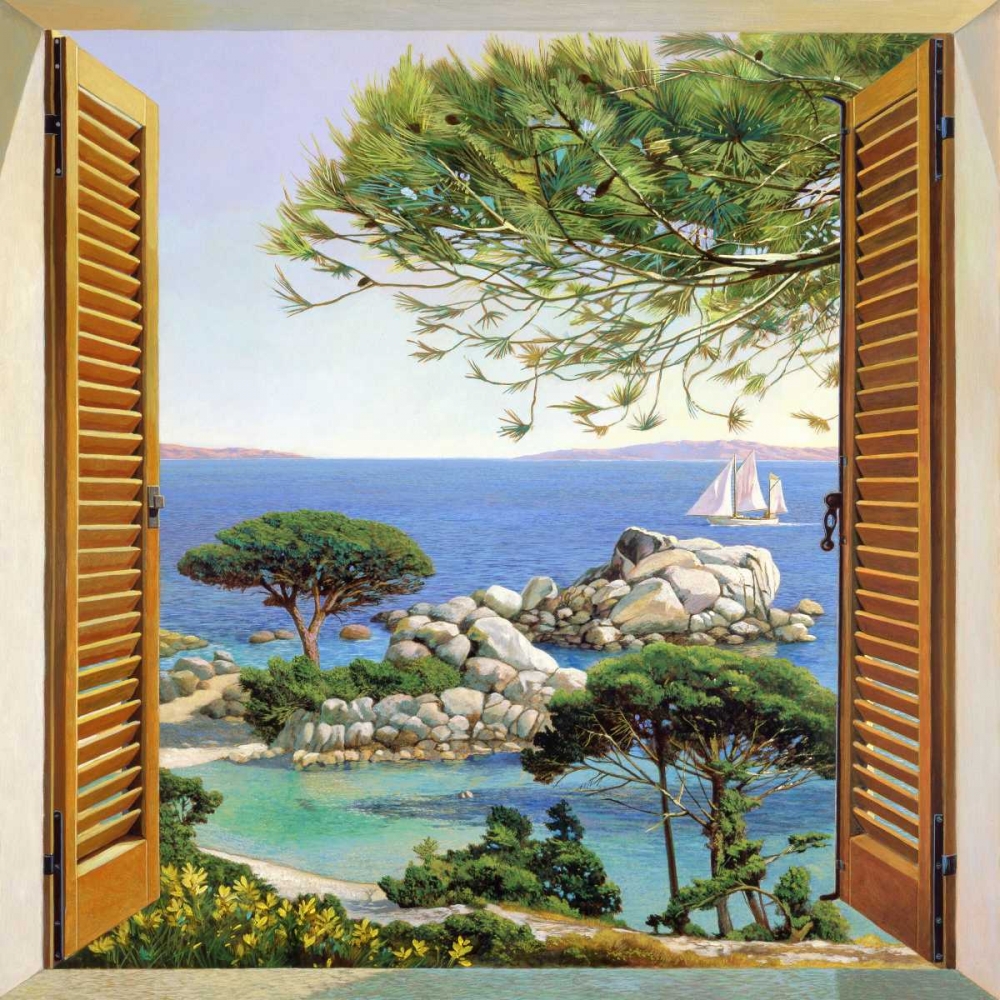 Wall Art Painting id:47917, Name: Finestra sul Mediterraneo, Artist: Del Missier, Andrea