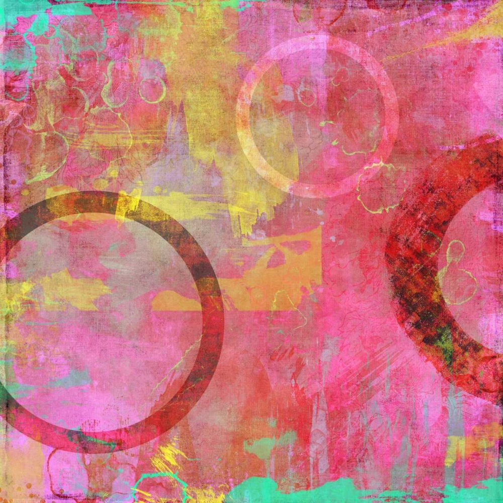 Wall art: Circle Carnival I, by King, Amber