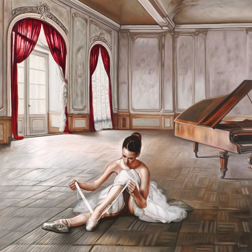 Wall art: Preparing for dance, by Benson, Pierre 