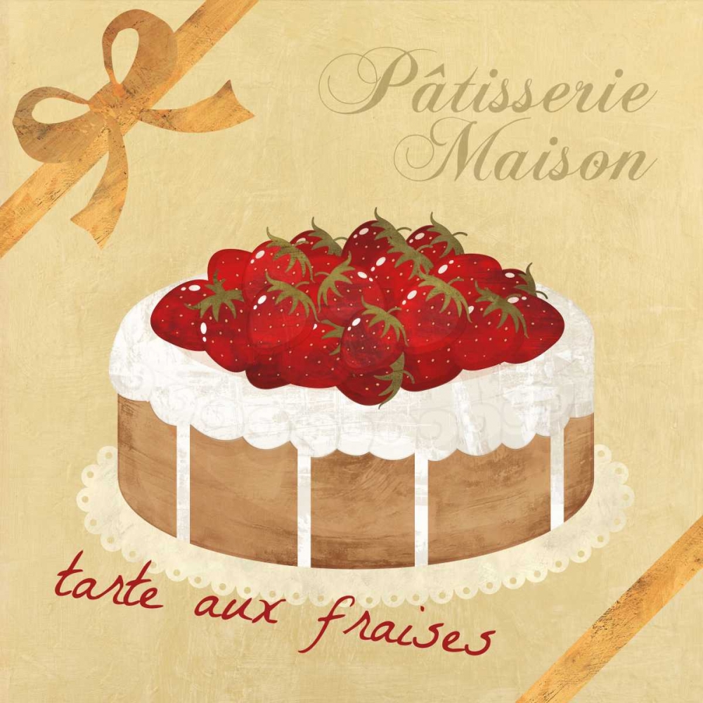 Art Print: Tarte aux fraises