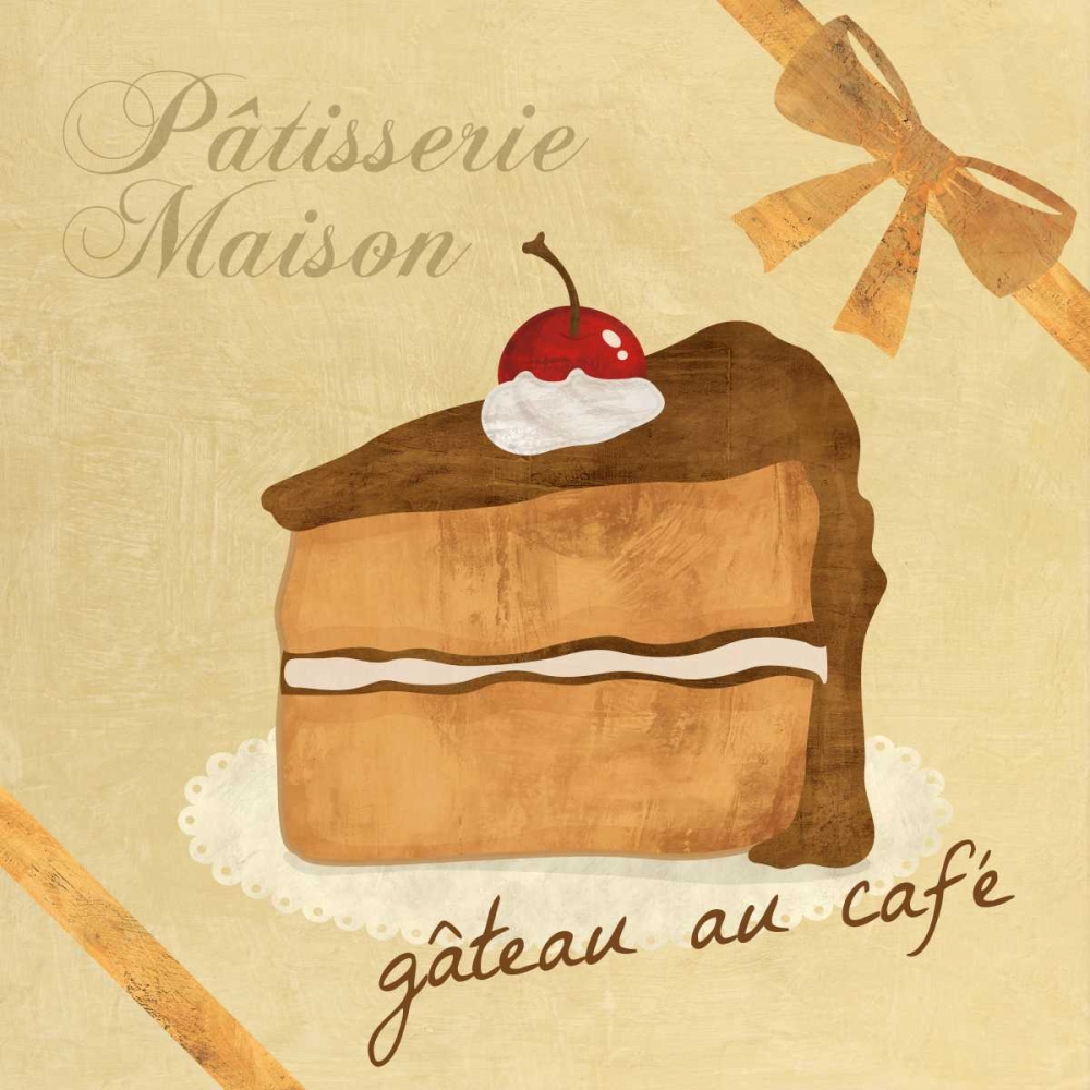 Art Print: Gâteau au cafe