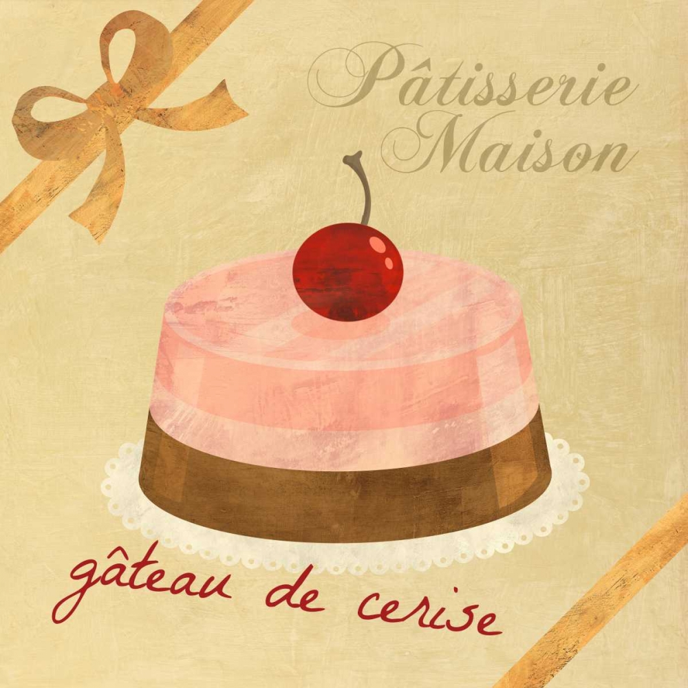 Art Print: Gâteau de cerise