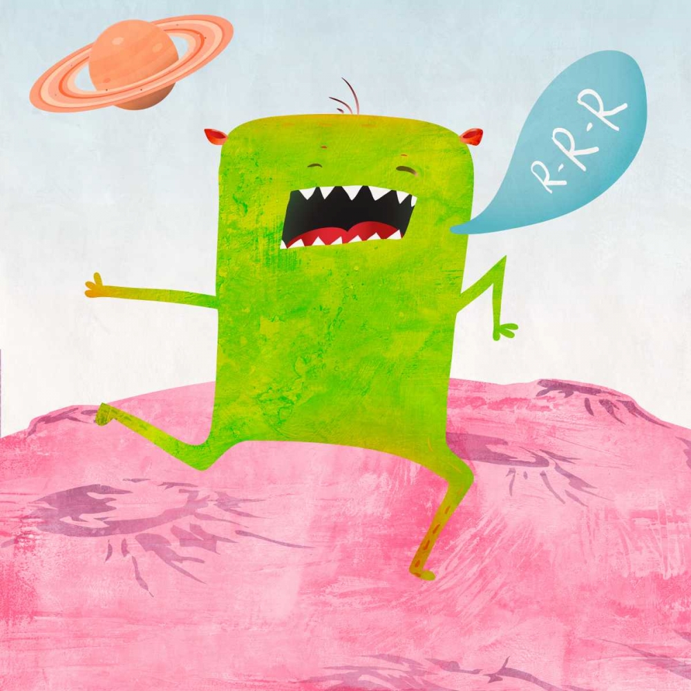 Art Print: Alien Friend #1