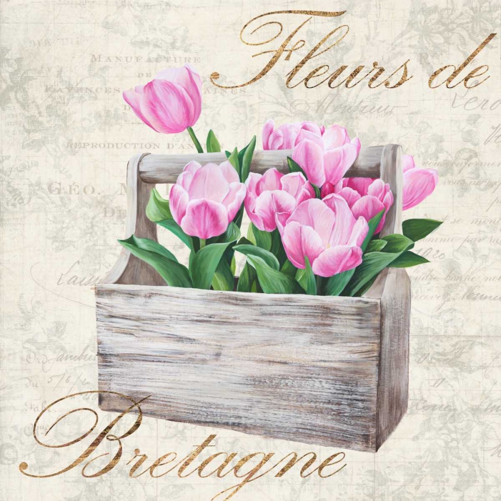 Wall Art Painting id:42600, Name: Fleurs de Bretagne, Artist: Dellal, Remy