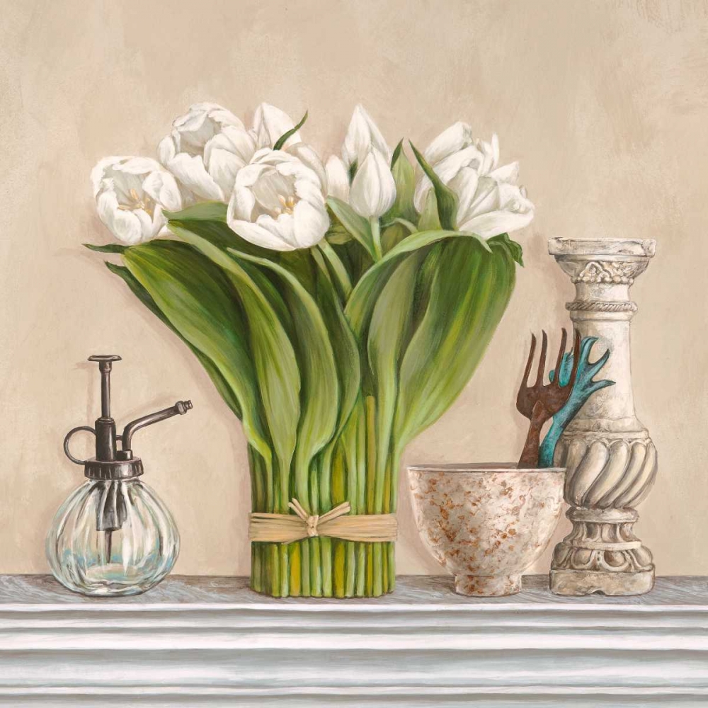 Wall Art Painting id:65006, Name: Memoires du jardin II, Artist: Dellal, Remy