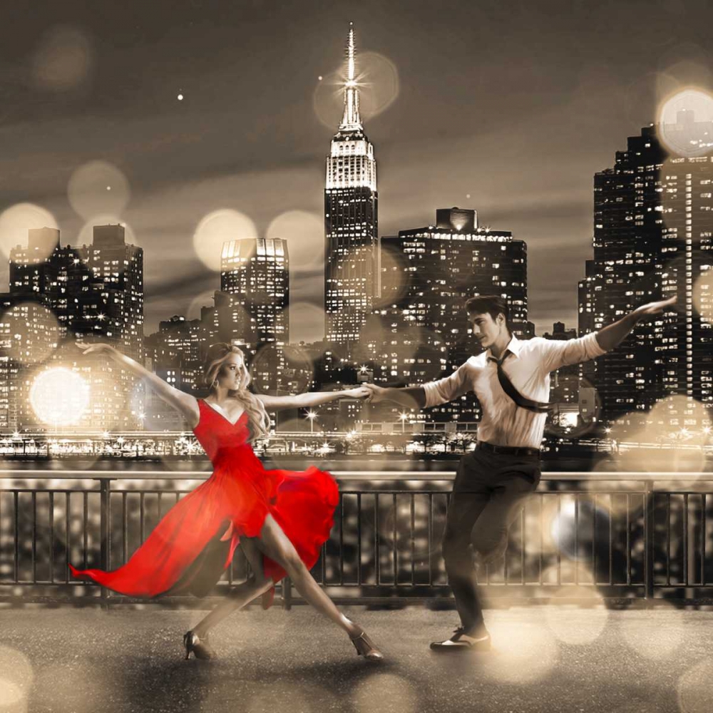 Art Print: Dancin in the Moonlight (BW, detail)